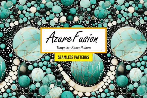 AzureFusion Turquoise Stone Pattern Art: A Unique Blend of Modern Design and Timeless Inspiration