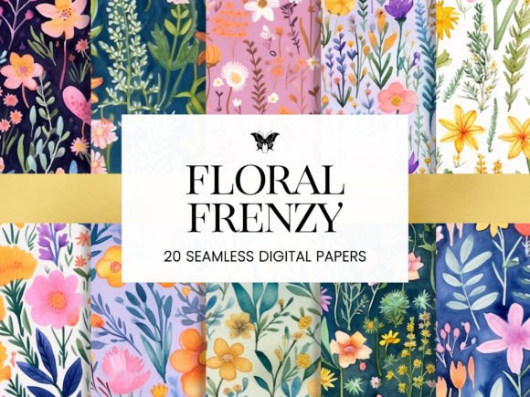 Floral Frenzy Cute Meadow Wildflowers
