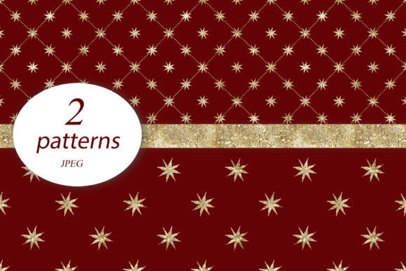 Golden Christmas Red Scrapbook Paper: A Versatile Digital Asset for Creative Projects