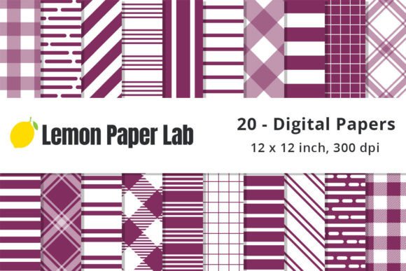 Magenta Striped Digital Paper Download: A Versatile Design Resource for Creative Projects