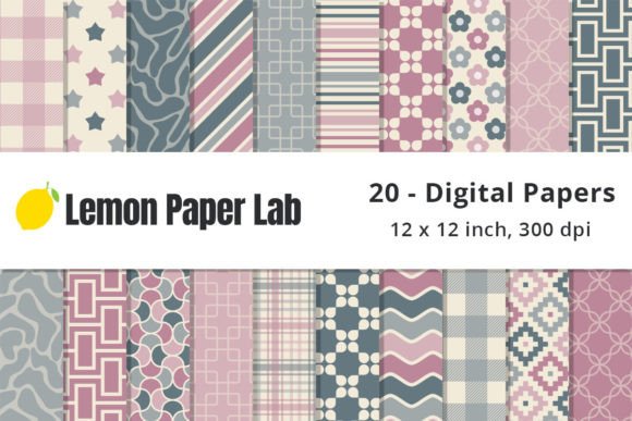 Pink Grey Geometric Background Pattern: A Versatile Design for Creative Projects