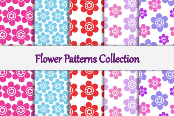 Seamless Flower Pattern Graphic 15