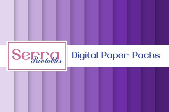 Shades of Grape Digital Paper Pack