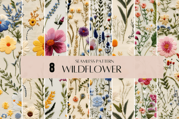 Wildflower Seamless Pattern: A Versatile Digital Design for Creative Projects